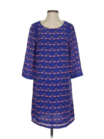 Pre-owned Harlyn Casual Dress In Blue