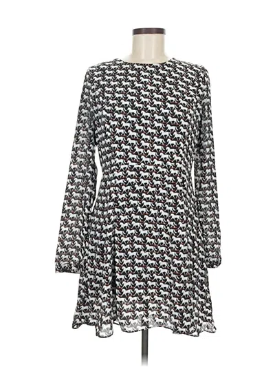 Pre-owned Harlyn Casual Dress In Gray