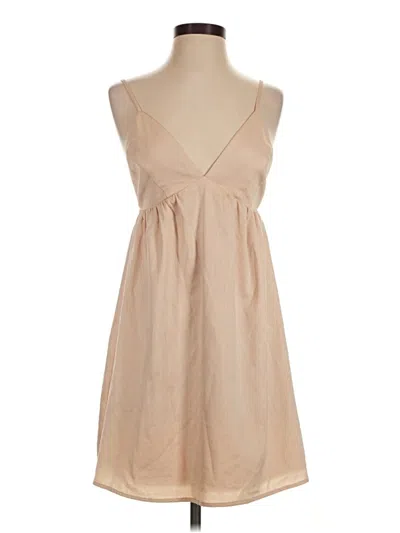 Pre-owned Harlyn Casual Dress In Tan