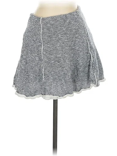 Pre-owned Harlyn Casual Skirt In Gray