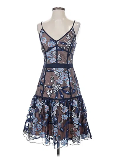 Pre-owned Harlyn Cocktail Dress In Blue