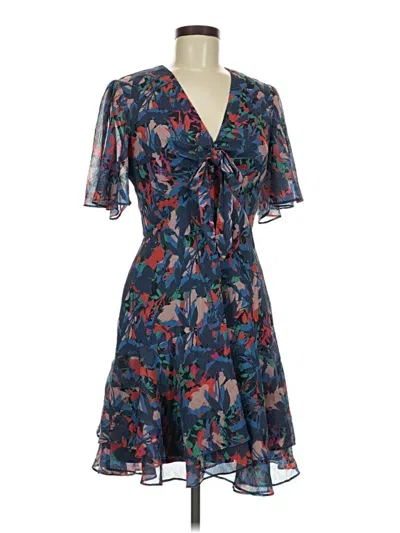 Pre-owned Harlyn Cocktail Dress In Blue