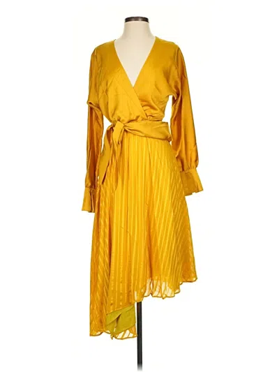 Pre-owned Harlyn Cocktail Dress In Yellow