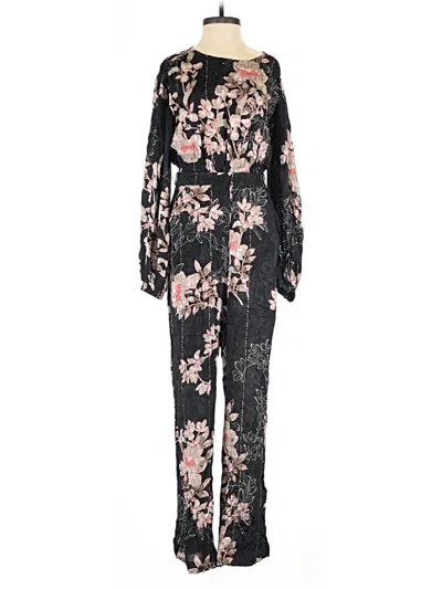 Pre-owned Harlyn Jumpsuit In Black