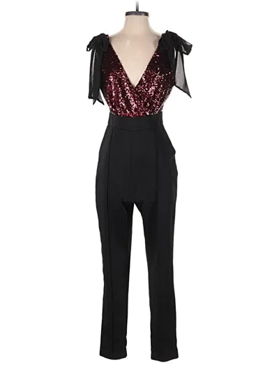 Pre-owned Harlyn Jumpsuit In Black