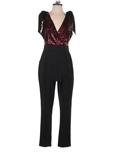 Pre-owned Harlyn Jumpsuit In Black