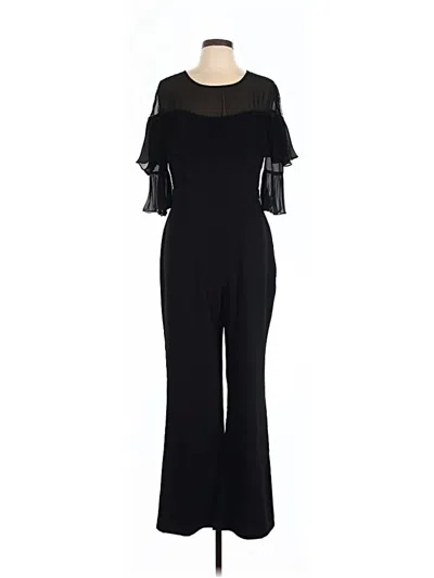 Pre-owned Harlyn Jumpsuit In Black