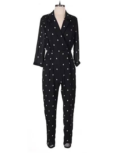 Pre-owned Harlyn Jumpsuit In Black