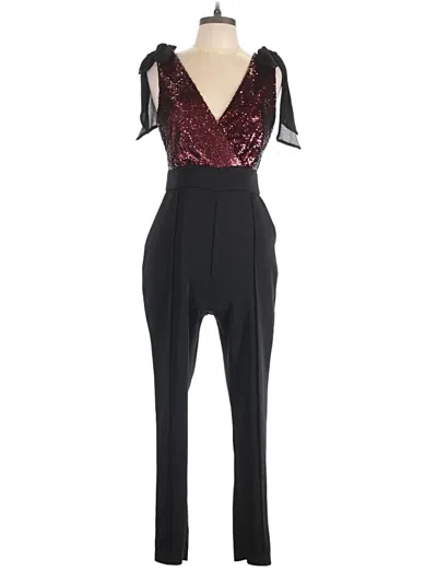 Pre-owned Harlyn Jumpsuit In Black