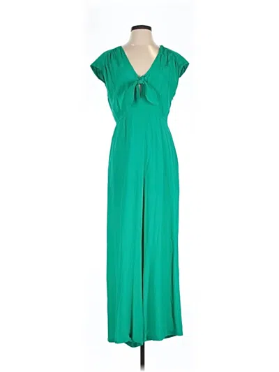 Pre-owned Harlyn Jumpsuit In Green