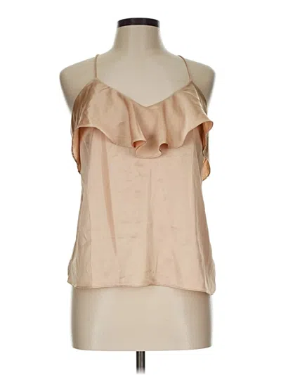 Pre-owned Harlyn Sleeveless Blouse In Brown