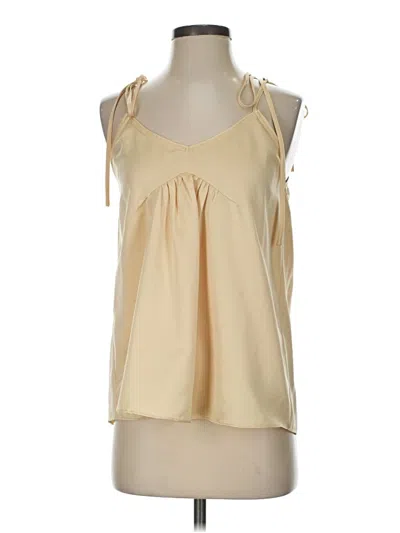 Pre-owned Harlyn Sleeveless Blouse In Ivory