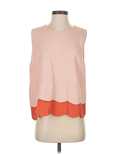 Pre-owned Harlyn Sleeveless Blouse In Orange