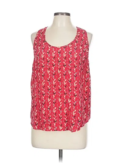 Pre-owned Harlyn Sleeveless Blouse In Red