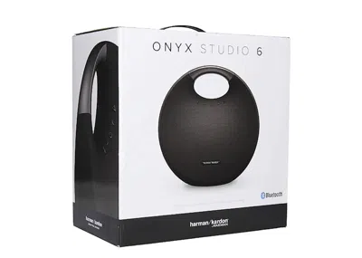 Pre-owned Harman Kardon Onyx Studio 6 Wireless Ipx7 Waterproof Bluetooth Speaker Hkos6blkam Black