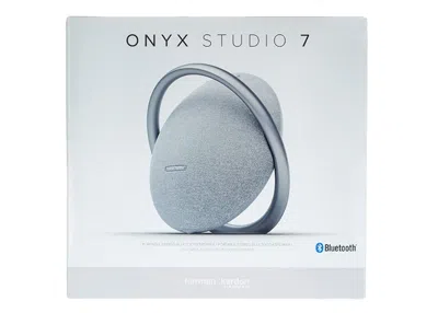 Pre-owned Harman Kardon Onyx Studio 7 Portable Stereo Bluetooth Speaker Hkos7gryam Grey
