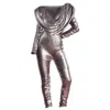 Harmonia Ny Women's Lemuria  Sequined Silver Catsuit By Dani Watanabe In Silver