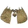 Harmonia Ny Women's Lemuria Two Gold  Metallic Bodysuit By Dani Watanabe In Gold