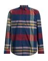 Harmont & Blaine Artificial Intelligence X  Man Shirt Navy Size Xl Cotton In Multi