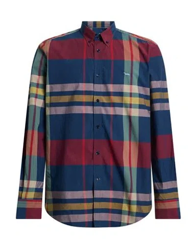 Harmont & Blaine Artificial Intelligence X  Man Shirt Navy Size Xl Cotton In Multi