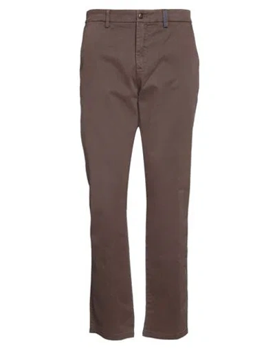 Harmont & Blaine Blaine. Man Pants Brown Size 44 Cotton, Elastane