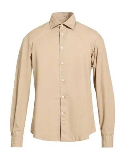 Harmont & Blaine Blaine. Man Shirt Camel Size 3xl Cotton In Nude