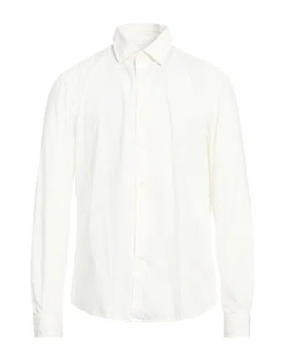 Harmont & Blaine Blaine. Man Shirt Cream Size Xl Cotton In White
