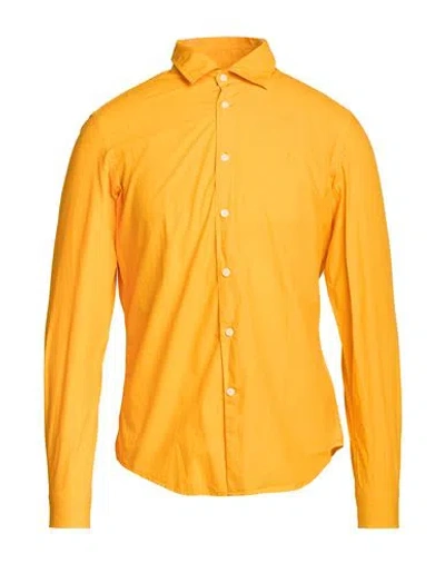 Harmont & Blaine Blaine. Man Shirt Orange Size Xxl Cotton