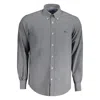 Harmont & Blaine Elegant Blue Long Sleeve Cotton Shirt In Blue