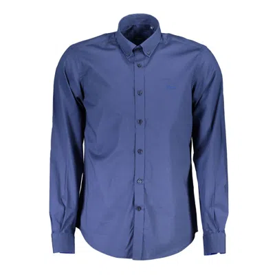 Harmont & Blaine Blue Cotton Shirt