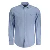 Harmont & Blaine Chic Light Blue Organic Cotton Shirt In Blue