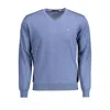Harmont & Blaine Blue Wool Sweater In Blue