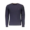 Harmont & Blaine Blue Wool Sweater In Blue