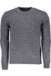 Harmont & Blaine Blue Wool Sweater In Blue