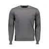 Harmont & Blaine Brown Wool Men Men's Sweater In Gray