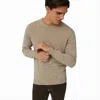 Harmont & Blaine Cashmere Blend Pullover With Contrasting Stripe In Neutral