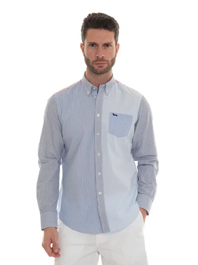 Harmont & Blaine Casual Shirt In Azure