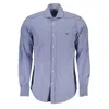 Harmont & Blaine Blue Cotton Shirt In Blue