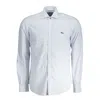 Harmont & Blaine Elegant Striped Button-down Cotton Shirt In White