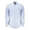 Harmont & Blaine Chic Light Blue Organic Cotton Shirt In Blue
