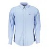 Harmont & Blaine Chic Light Blue Organic Cotton Shirt In Blue