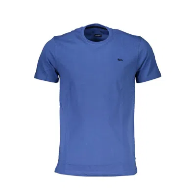 Harmont & Blaine Blue Cotton T-shirt