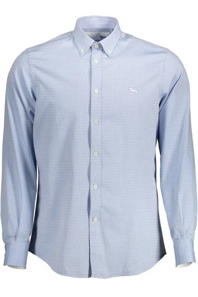 Harmont & Blaine Cotton Regular Fit Men's Shirt In Blue