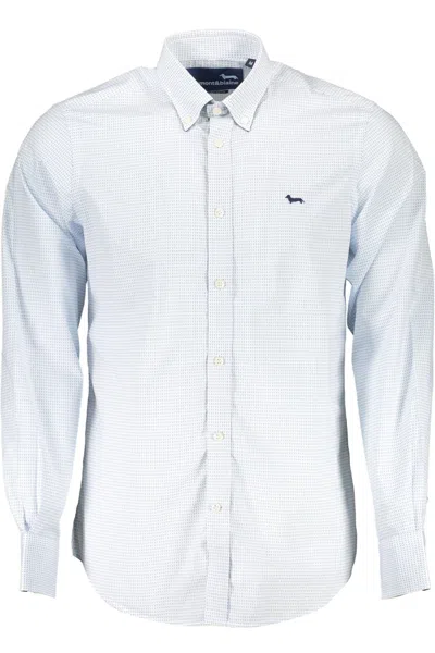 Harmont & Blaine Elegant Cotton Long Sleeve Men's Shirt In White