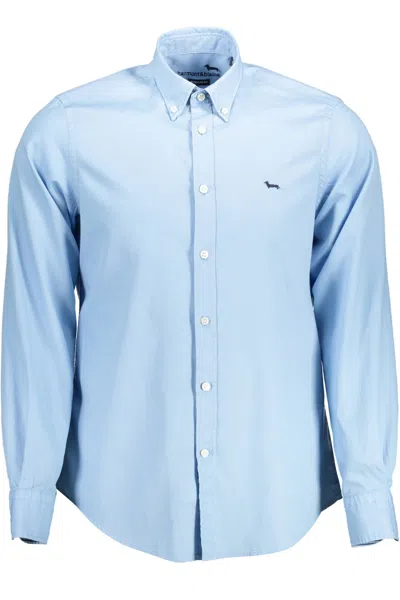 Harmont & Blaine Elegant Light Blue Organic Cotton Shirt