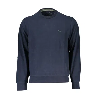 Harmont & Blaine Elegant Crew Neck Men's Sweater In Blue