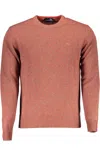 HARMONT & BLAINE ELEGANT CREW NECK SWEATER WITH MEN'S EMBROIDERY