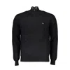 HARMONT & BLAINE ELEGANT HALF-ZIP SWEATER WITH EMBROIDERED DETAIL