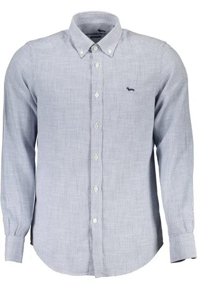 Harmont & Blaine Elegant Light Blue Cotton Shirt For Men