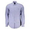 Harmont & Blaine Chic Light Blue Organic Cotton Shirt In Blue